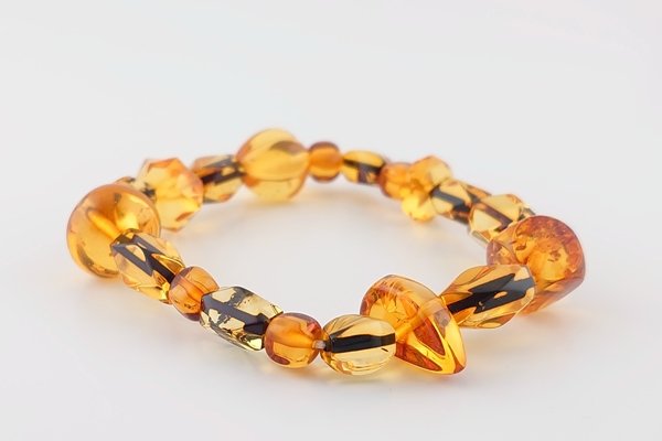 画像2: 琥珀ブレスレット (2)