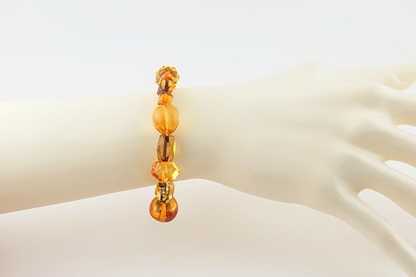 画像4: 琥珀ブレスレット (4)