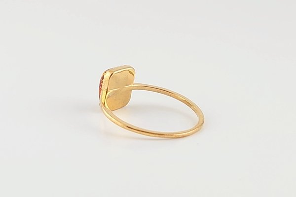 画像4: 琥珀リング (4)