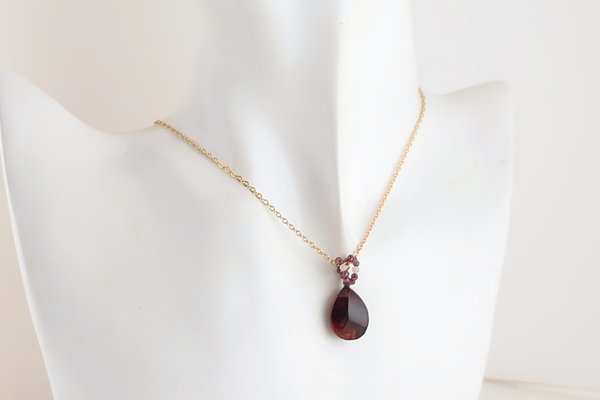 画像5: 久慈産琥珀ペンダント (5)