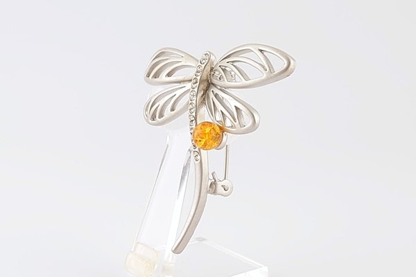 画像2: 琥珀ブローチ (2)