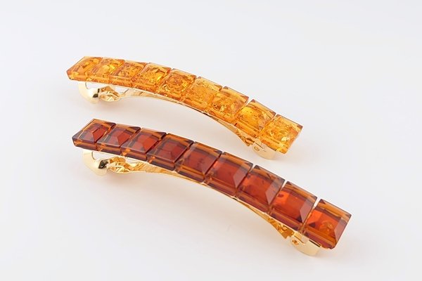 画像6: 琥珀ヘアピン (6)