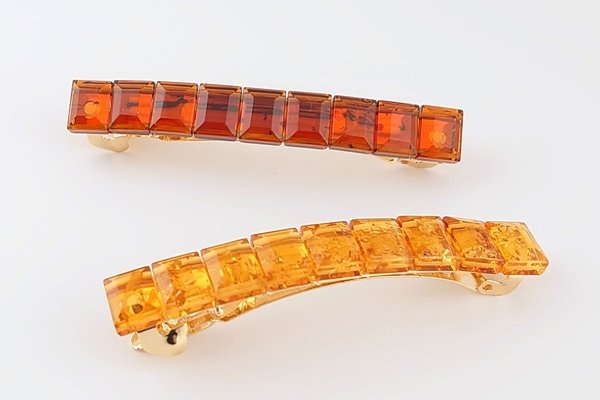 画像6: 琥珀ヘアピン (6)