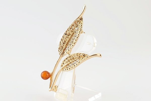 画像2: 琥珀ブローチ (2)