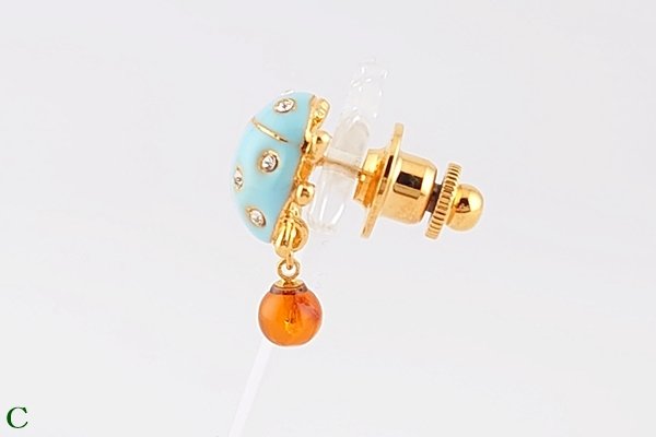 画像11: 琥珀ブローチ (11)