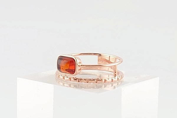 画像2: 琥珀リング (2)