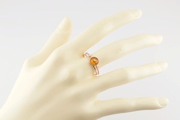 画像6: 琥珀リング (6)