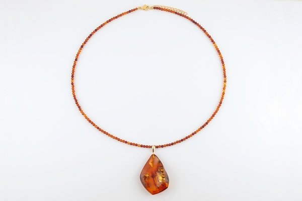 画像3: 琥珀ペンダント（ネックレス付き） (3)