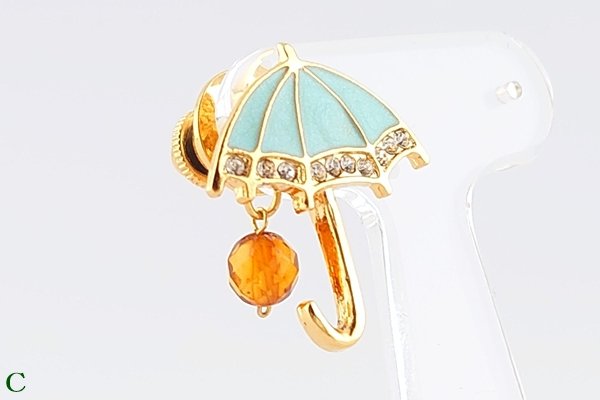 画像10: 琥珀ブローチ (10)