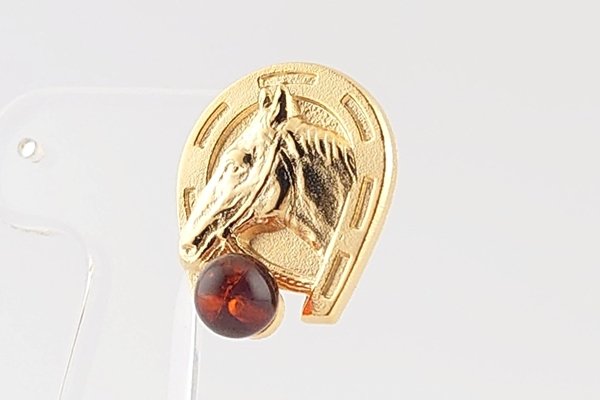 画像1: 琥珀ブローチ (1)