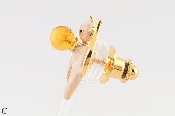 画像11: 琥珀ブローチ (11)