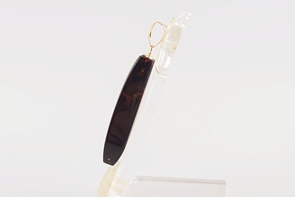 画像3: 久慈産琥珀ペンダント (3)
