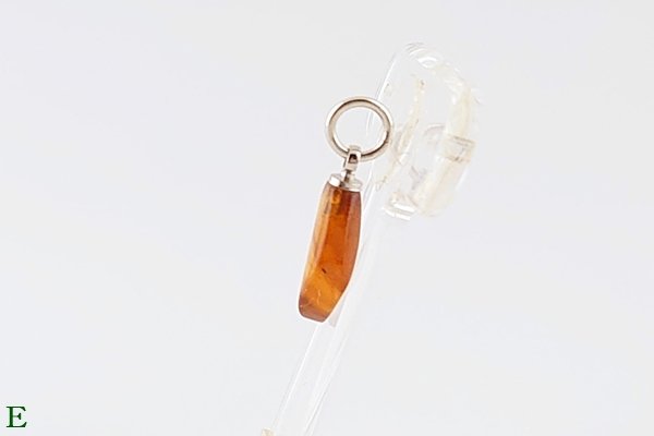 画像21: 久慈産琥珀ペンダント (21)