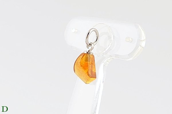 画像16: 久慈産琥珀ペンダント (16)