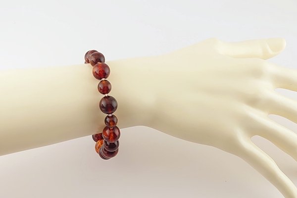 画像4: 久慈産琥珀ブレスレット (4)