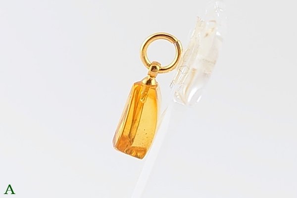 画像5: 久慈産琥珀ペンダント (5)