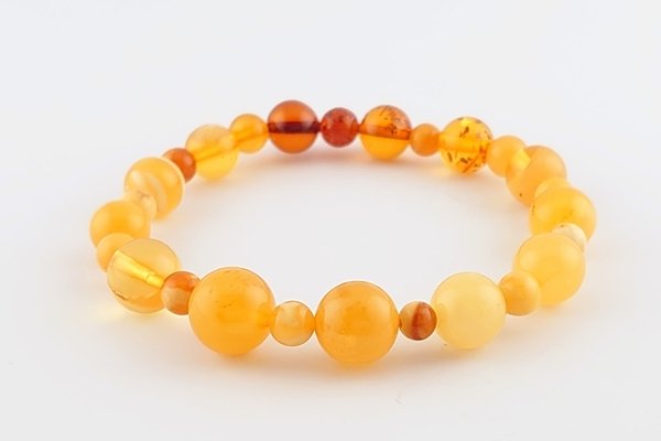 画像2: 琥珀ブレスレット (2)