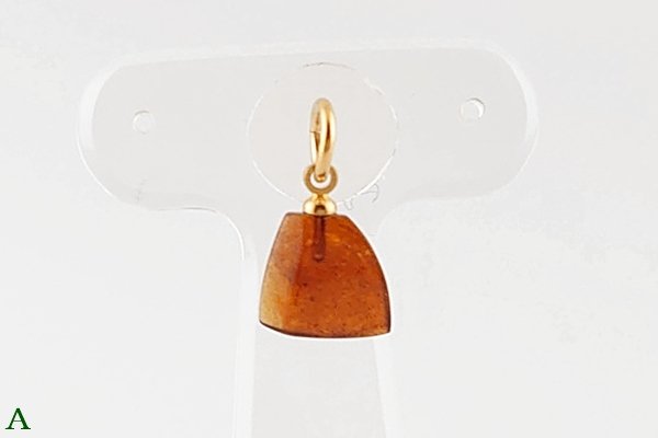 画像3: 久慈産琥珀ペンダント (3)