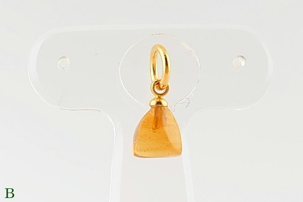 画像7: 久慈産琥珀ペンダント (7)