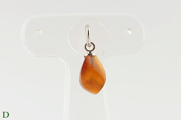 画像15: 久慈産琥珀ペンダント (15)