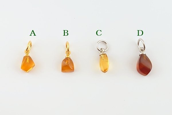 画像2: 久慈産琥珀ペンダント (2)