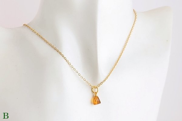 画像10: 久慈産琥珀ペンダント (10)