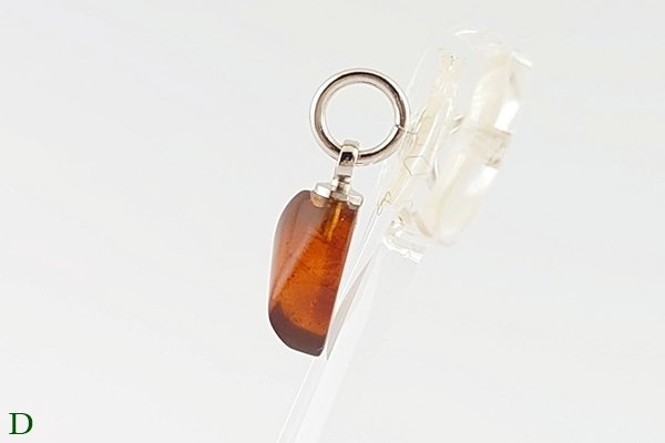 画像17: 久慈産琥珀ペンダント (17)
