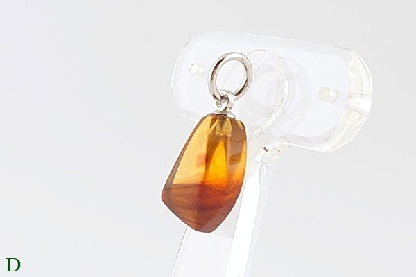 画像16: 久慈産琥珀ペンダント (16)