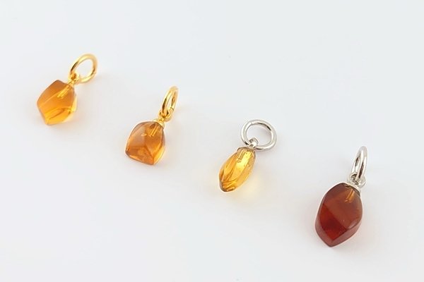 画像20: 久慈産琥珀ペンダント (20)