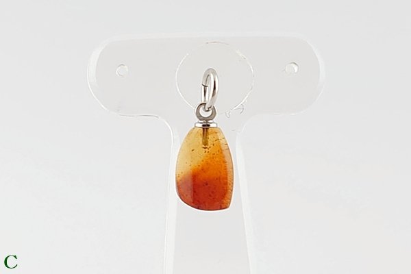 画像11: 久慈産琥珀ペンダント (11)