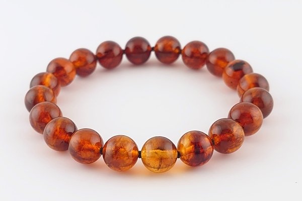 画像3: 久慈産琥珀ブレスレット (3)