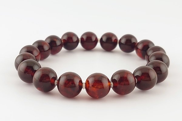 画像3: 久慈産琥珀ブレスレット (3)