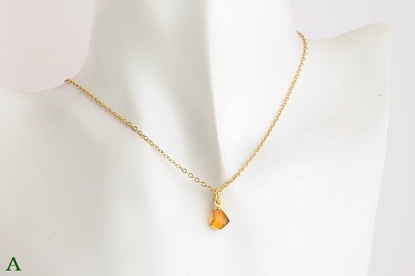 画像6: 久慈産琥珀ペンダント (6)