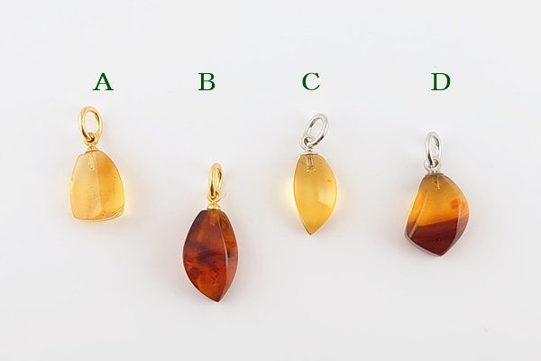 画像2: 久慈産琥珀ペンダント (2)