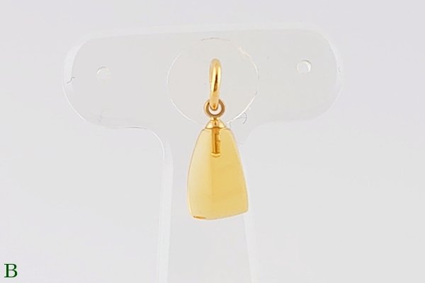 画像7: 久慈産琥珀ペンダント (7)