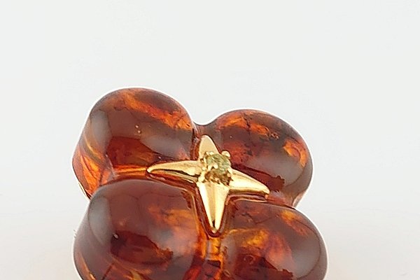 画像2: 琥珀ブローチ (2)