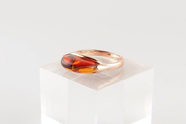画像1: 琥珀リング (1)