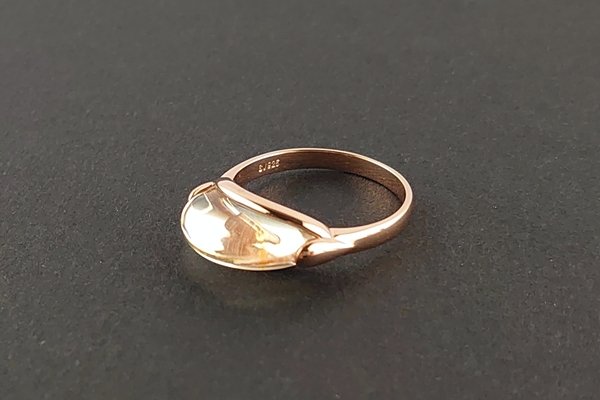 画像1: 琥珀リング (1)