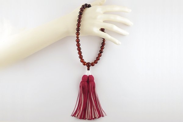 画像6: 久慈産琥珀念珠　女性用 (6)