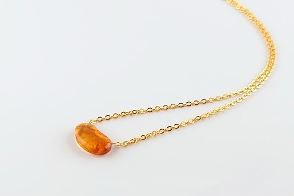 画像3: 久慈産琥珀ネックレス (3)