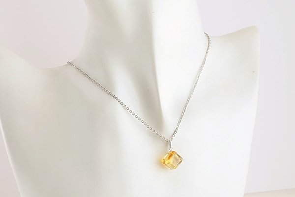 画像6: 虫入り琥珀ペンダント (6)