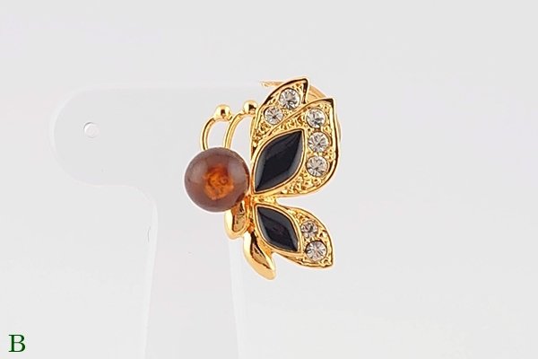 画像6: 琥珀ブローチ (6)