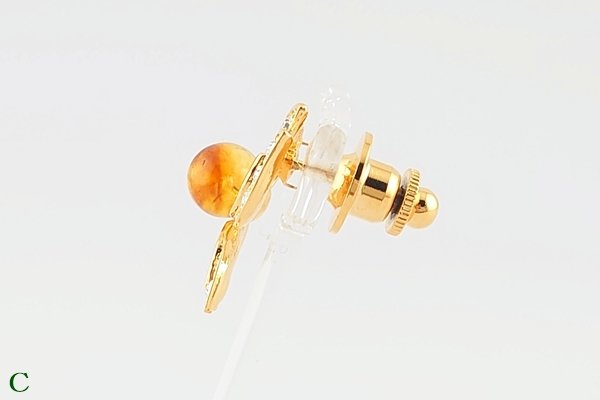 画像11: 琥珀ブローチ (11)