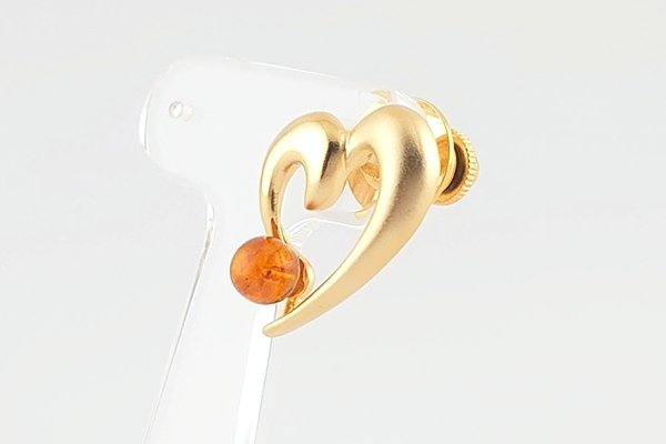 画像2: 琥珀ブローチ (2)