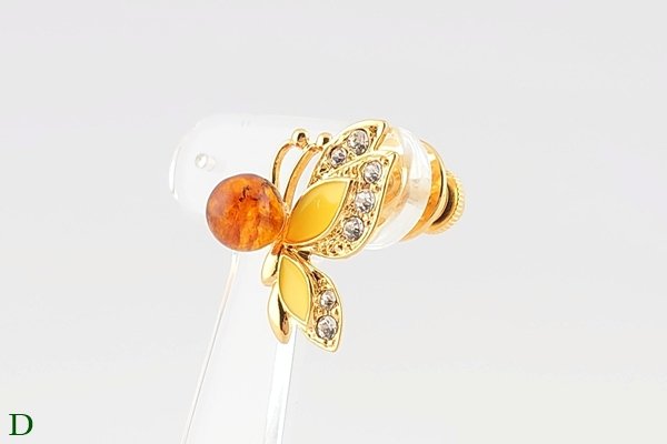 画像13: 琥珀ブローチ (13)