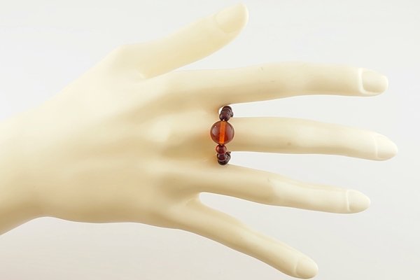 画像7: 琥珀セット品（ネックレス・イヤアクセサリー） (7)