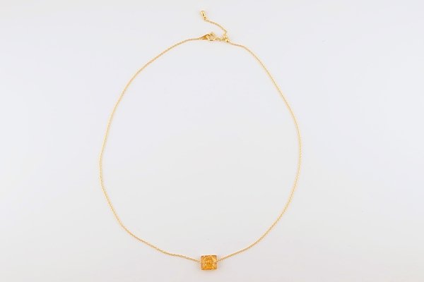 画像6: 琥珀セット品（ネックレス・ピアス） (6)