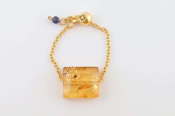 画像2: 琥珀セット品（ネックレス・ピアス） (2)