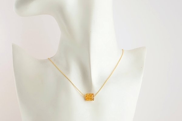 画像11: 琥珀セット品（ネックレス・ピアス） (11)