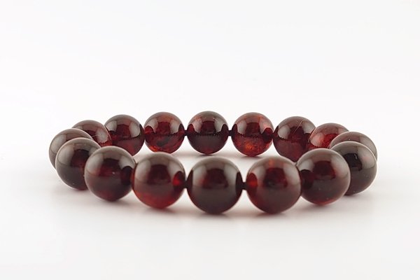 画像3: 久慈産琥珀ブレスレット (3)